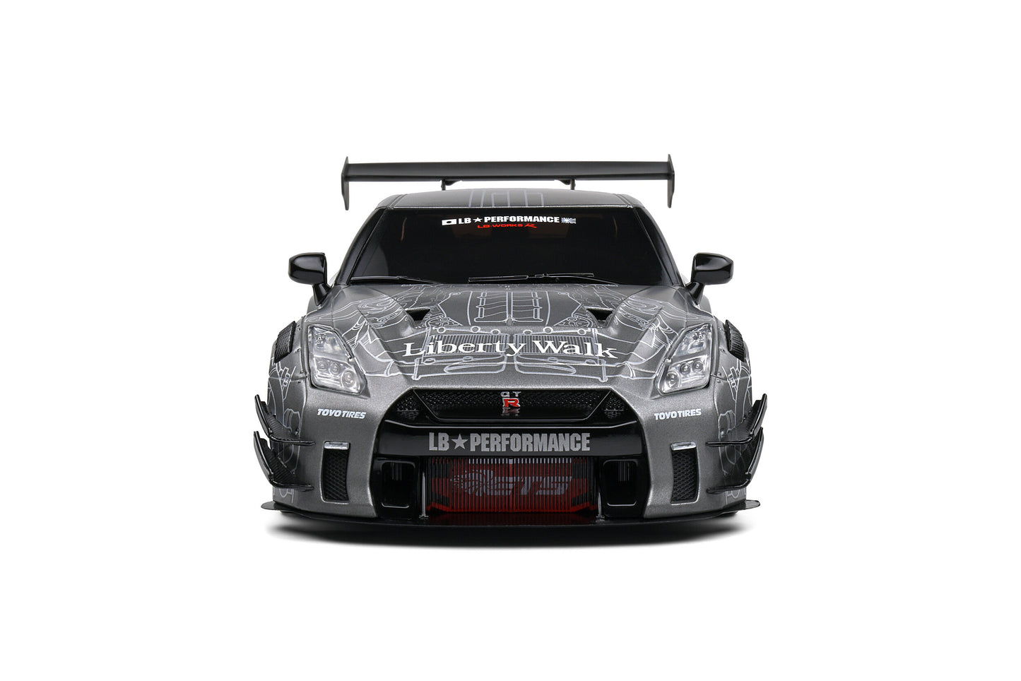 1/18 Nissan GT-R (R35) w/ Liberty Walk Body Kit 2.0 2020 Black