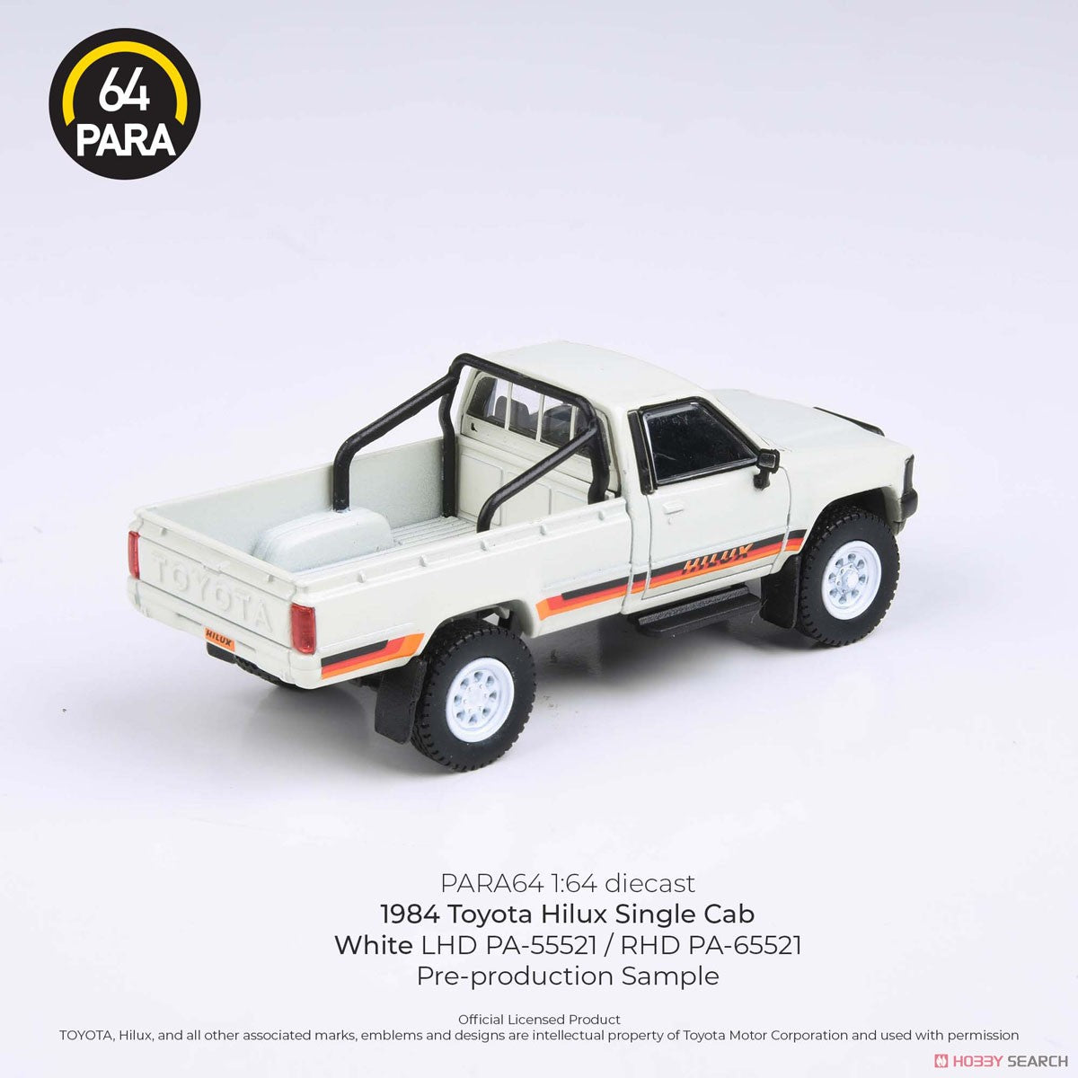 1/64 Toyota Hilux 1984 White