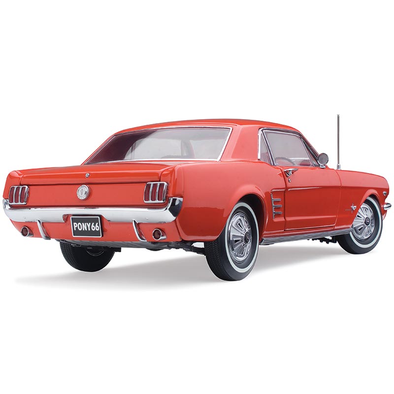 1/18 1966 Pony Mustang Signal Flare Red