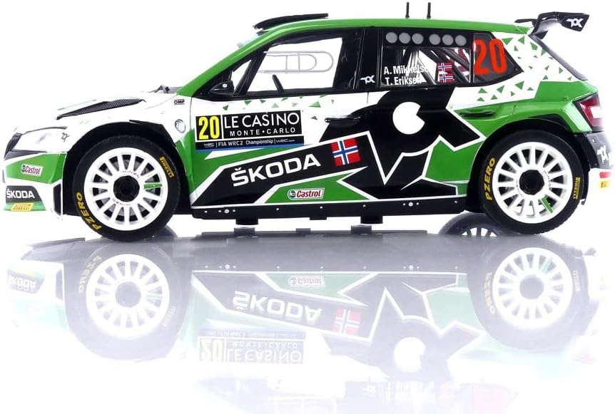 1/18 Skoda Fabia Rally2 EVO #20 Rally Monte Carlo "Mikkelsen/Eriksen"