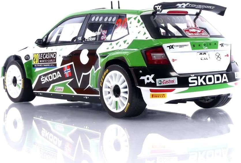 1/18 Skoda Fabia Rally2 EVO #20 Rally Monte Carlo "Mikkelsen/Eriksen"