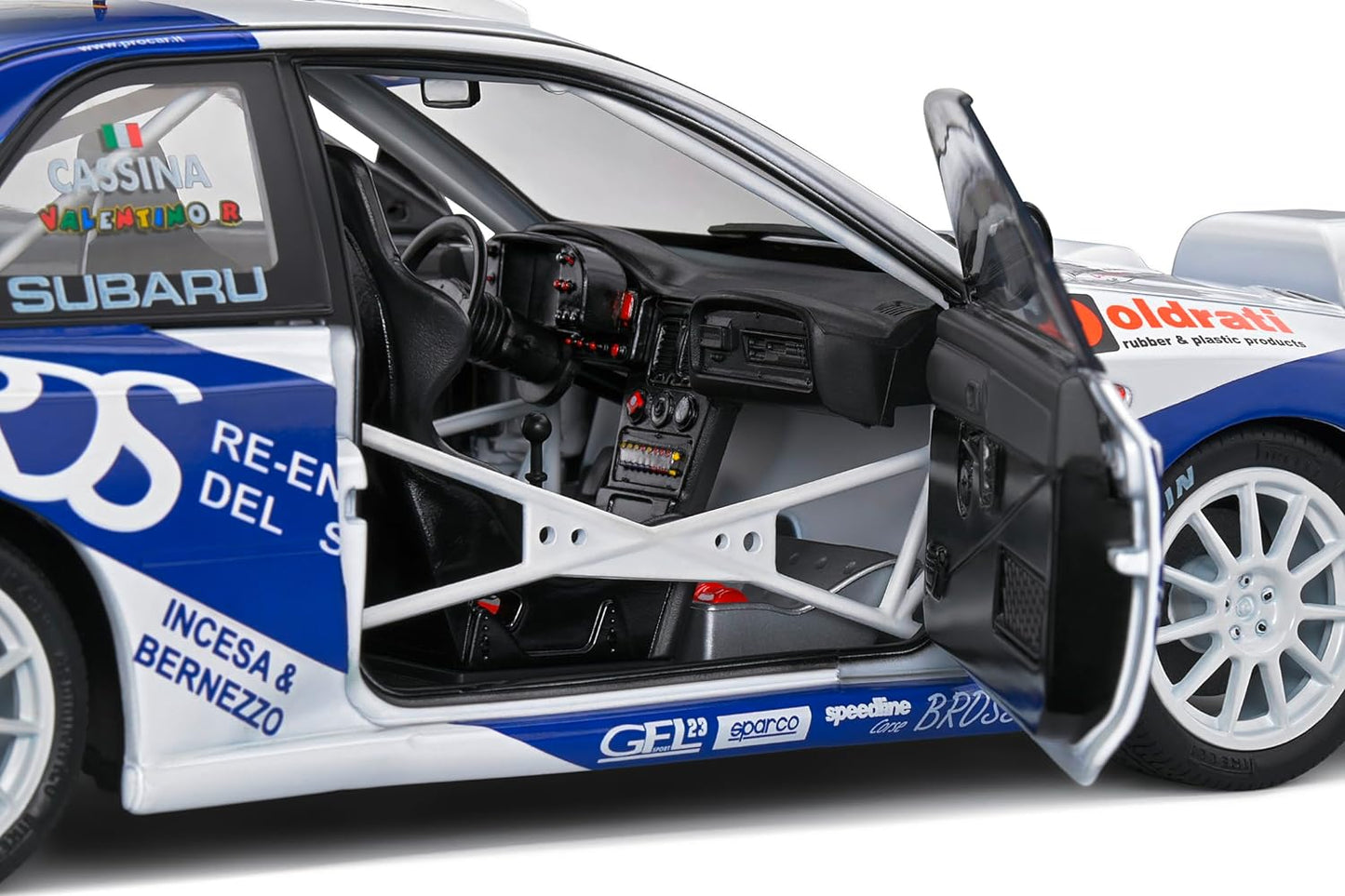 1/18 Subaru Impreza S5 WRC99 2000 Rally Azimut Di Monza "Rossi/Cassina"