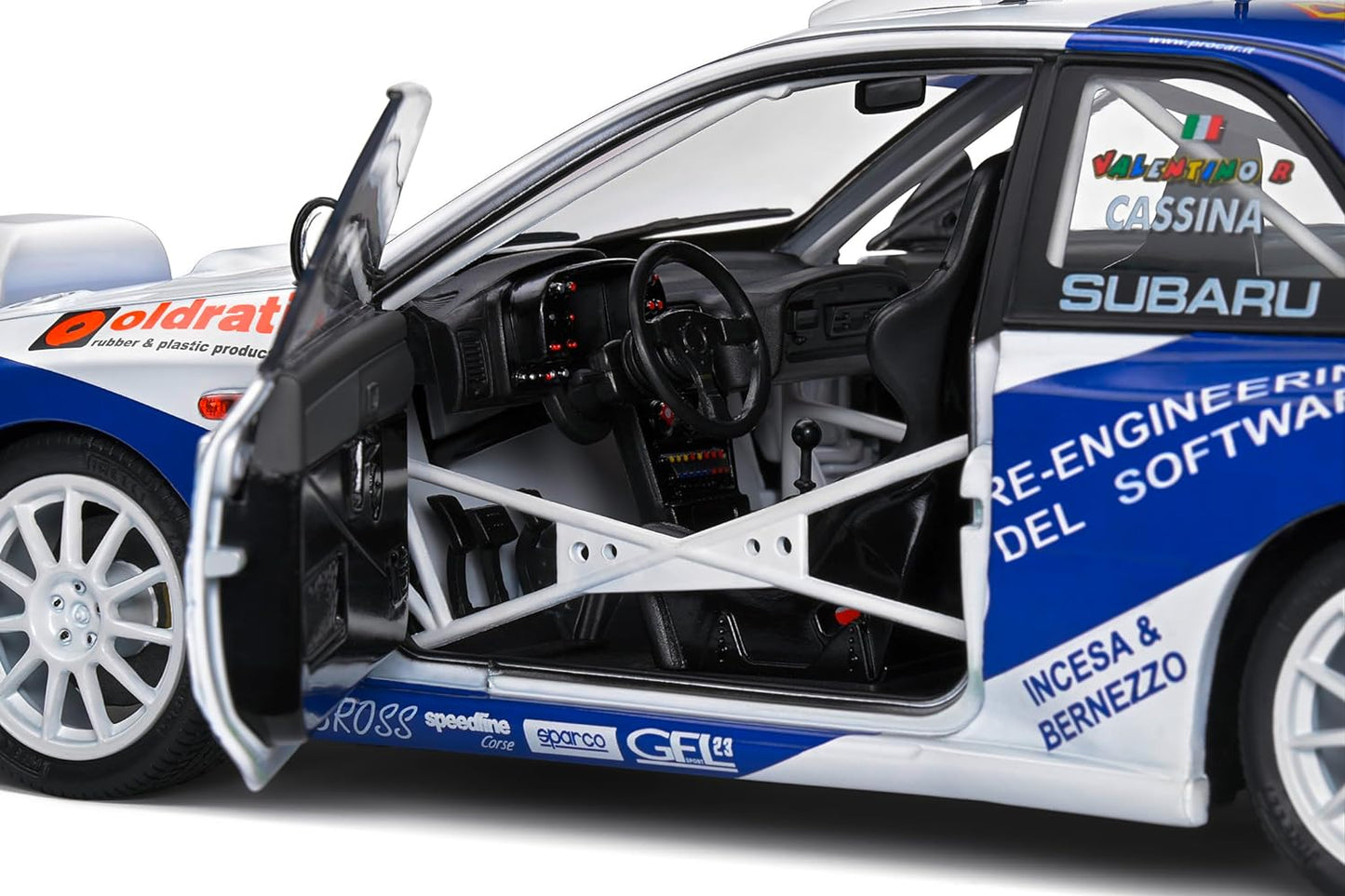 1/18 Subaru Impreza S5 WRC99 2000 Rally Azimut Di Monza "Rossi/Cassina"