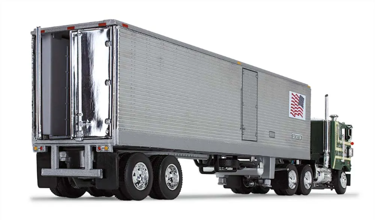 1/64 Greenstein Trucking Peterbilt 352 COE 86'' sleeper & 40 vintage trailer
