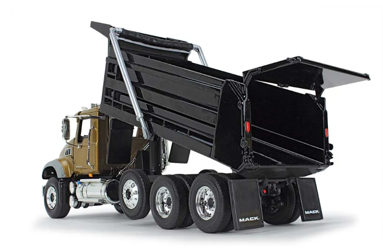 1/34 Mack Granite Dump truck Gold/Black