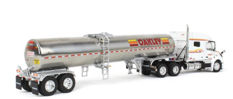 1/64 Volvo VNL 740 mid-roof sleeper with brenner food grade tank trailer
