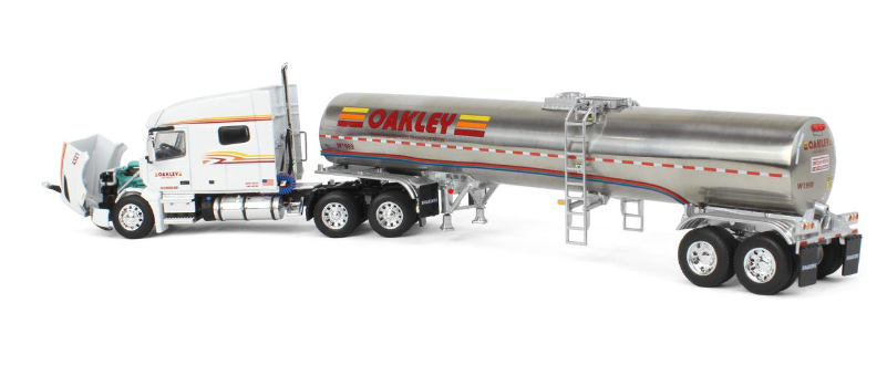 1/64 Volvo VNL 740 mid-roof sleeper with brenner food grade tank trailer