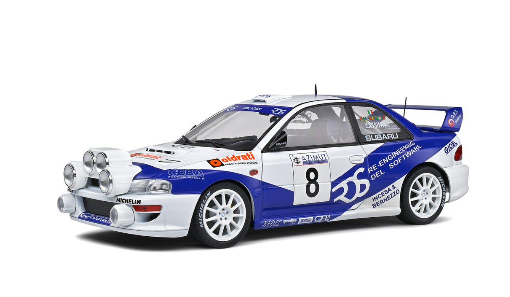 1/18 Subaru Impreza S5 WRC99 2000 Rally Azimut Di Monza "Rossi/Cassina"