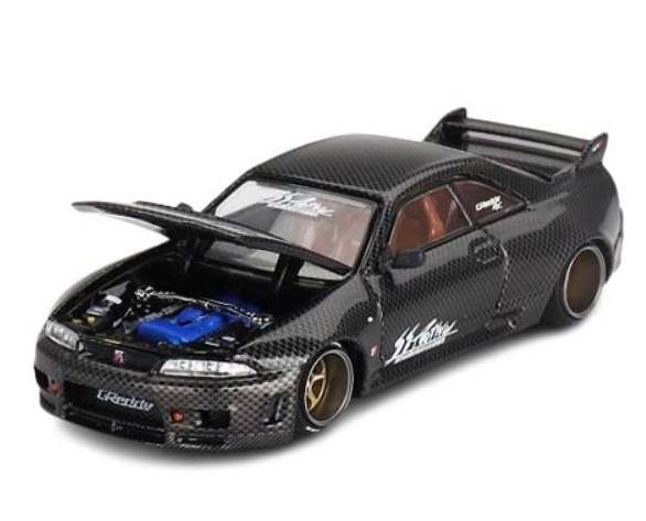 1/64 Nissan Skyline GT-R (R33) Active Carbon R
