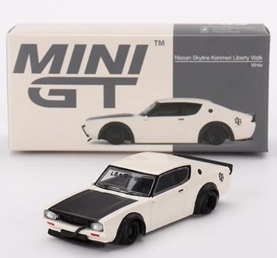 1/64 Nissan Skyline "Kenmeri" Liberty Walk - White