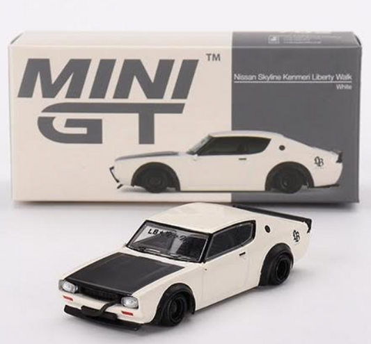 1/64 Nissan Skyline "Kenmeri" Liberty Walk - White