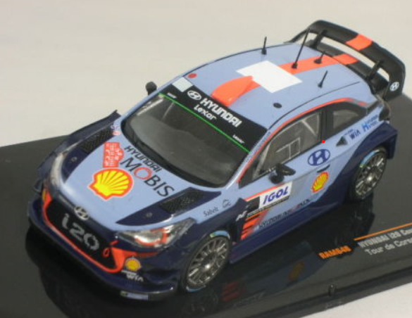 1/43 Hyundai i20 WRC Tour de Corsa 2017 #4 Paddon RAM646