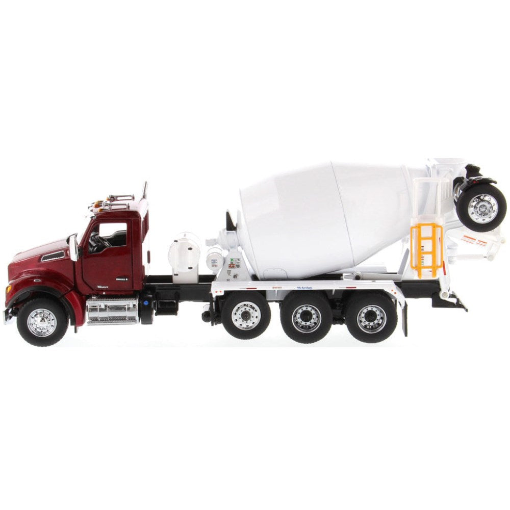 1/50 Kenworth T880 SBFA Red Cement Mixer McNeilus Bridgemaster Concrete Mixer 71062