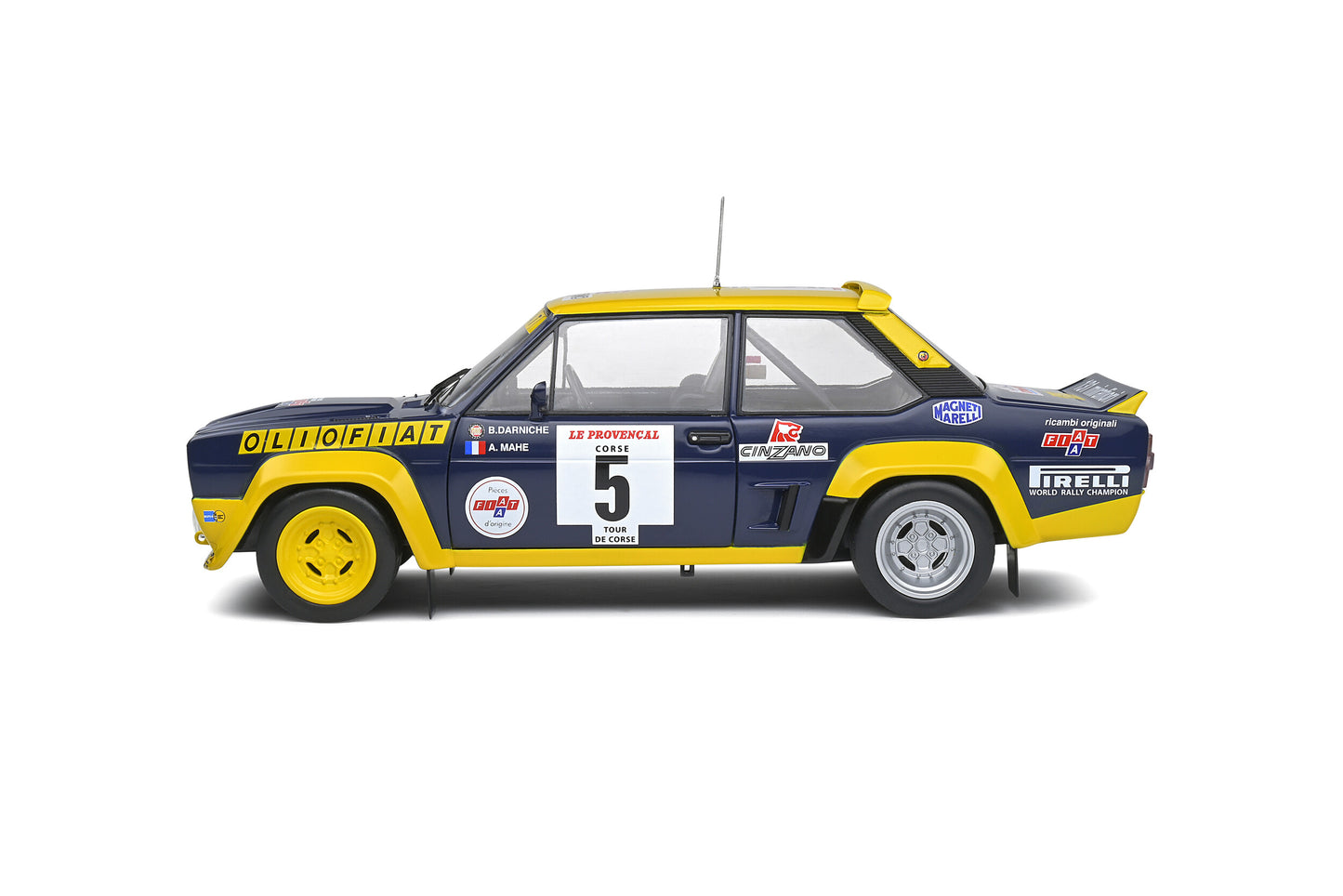 1/18 Fiat 131 Abarth Winner Tour de Corse 1977 #5 "Darniche/Mahe"