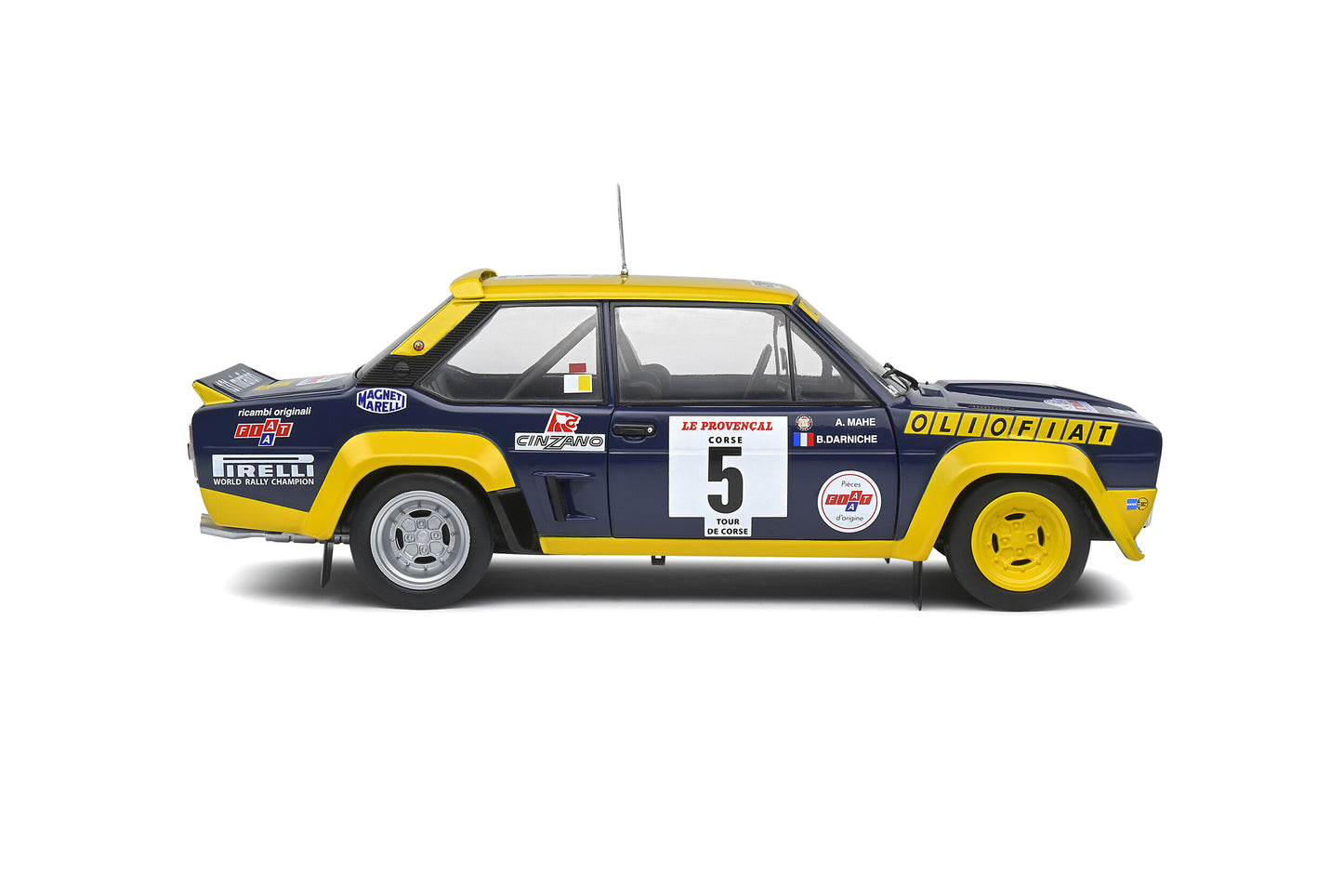 1/18 Fiat 131 Abarth Winner Tour de Corse 1977 #5 "Darniche/Mahe"