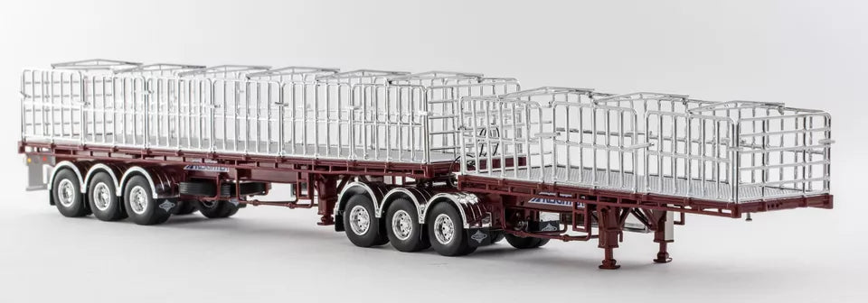 1/50 Freight Flat Top B-double Muscat