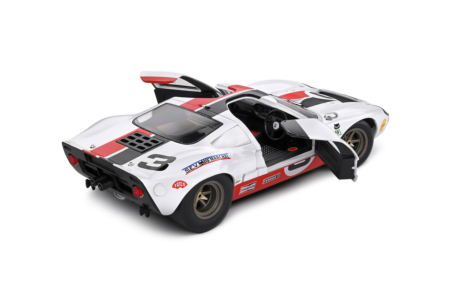 1/18 Ford GT40 Mk1 White 2015 "Eric Dean Design"