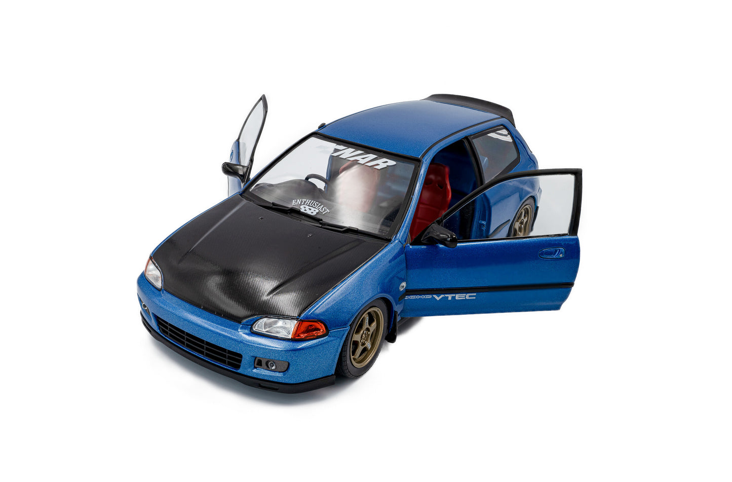 1/18 Honda Civic (EG6) 1991 Cobalt Blue Pearl 1991 Solido Works
