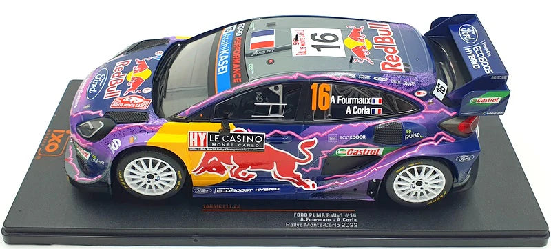 1/18 Ford Puma Rally #16 Rally Monte Carlo 2022 "A Fourmaux/A Coria"