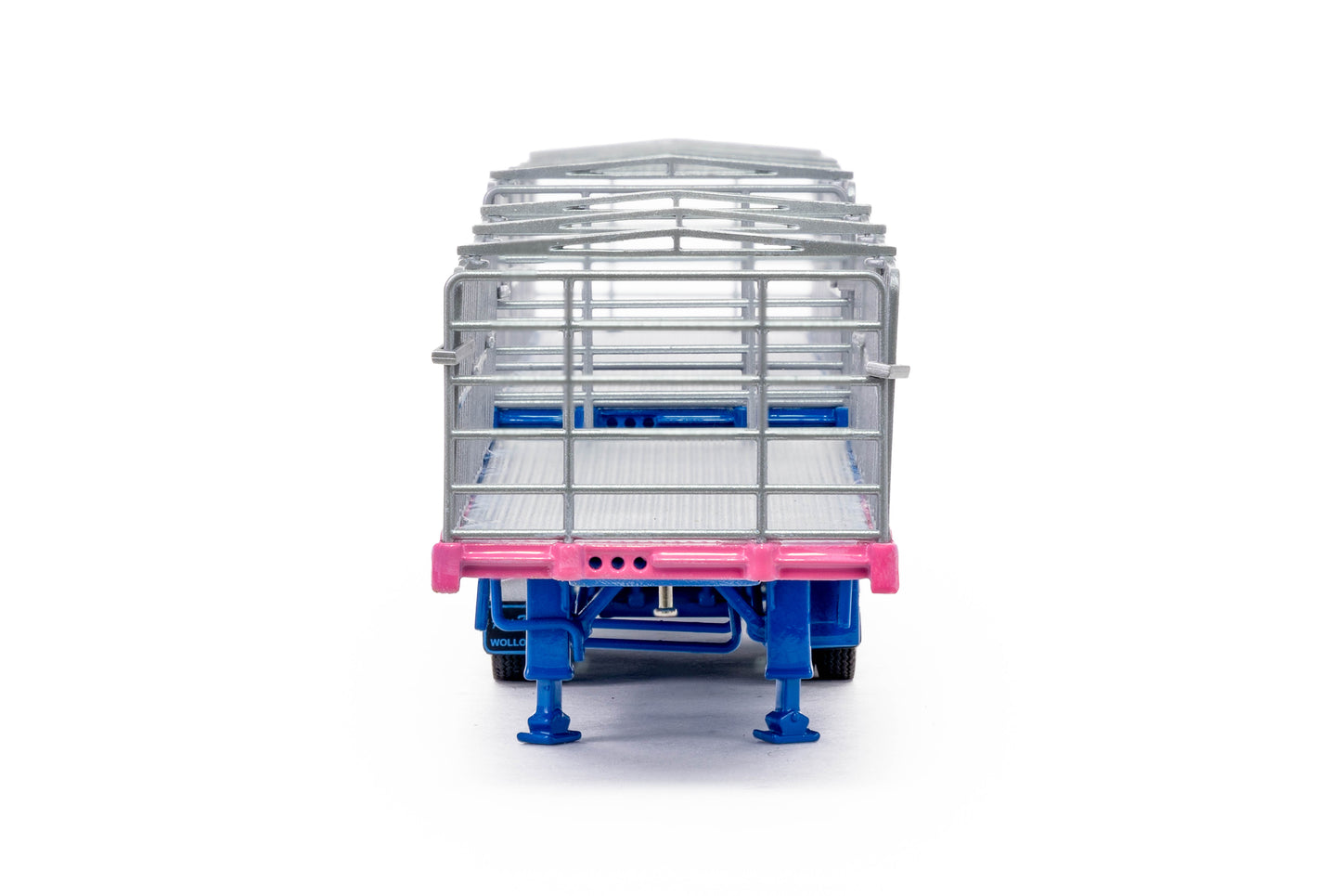 1/50 Freight Flat Top B-double Ross Transport Pink/Blue
