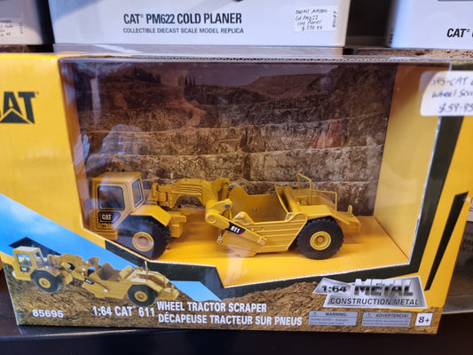 1/64 Cat 611 Wheel scraper (Toy)