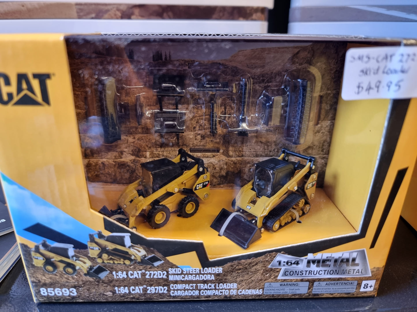 1/64 Car 272D2 skid loader set (Toy)
