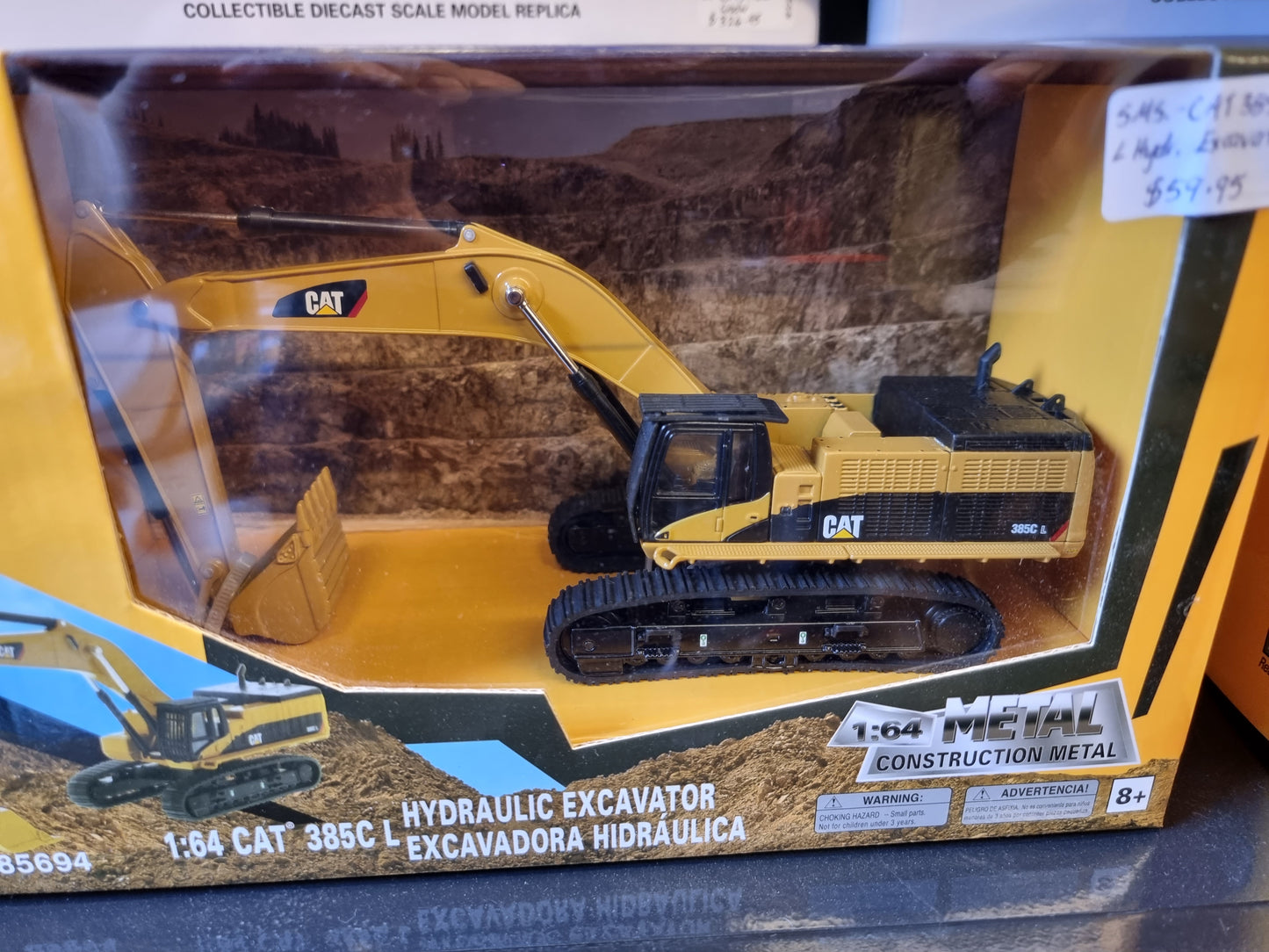 1/64 Cat 385C L Hydraulic excavator (Toy)