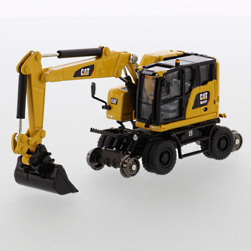 1/87 M323F Railroad Wheeled Excavator Safety Yellow Colour (high line)