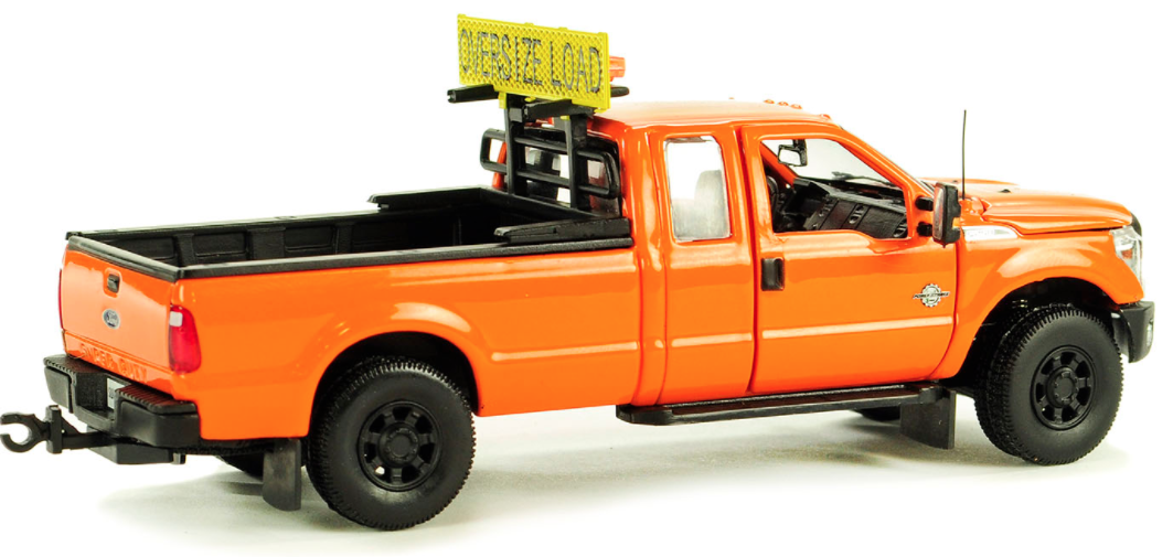 1/50 Ford F250 Pickup truck super cab DOT Orange