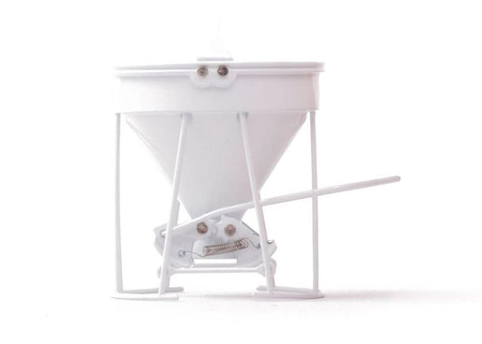 1/50 Gar-Bro round gate conrete bucket - white