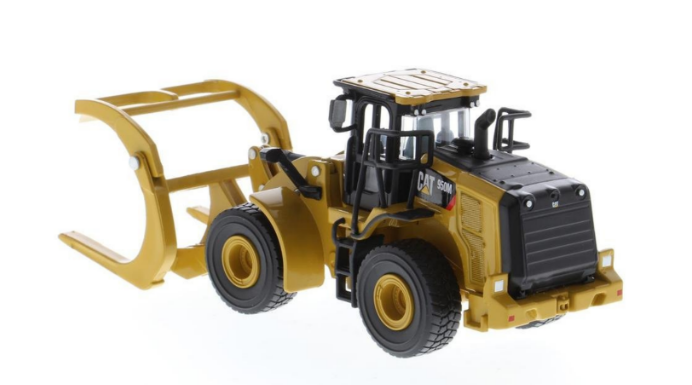 1/64 Cat 950M Wheel Loader With Log Fork (Toy)