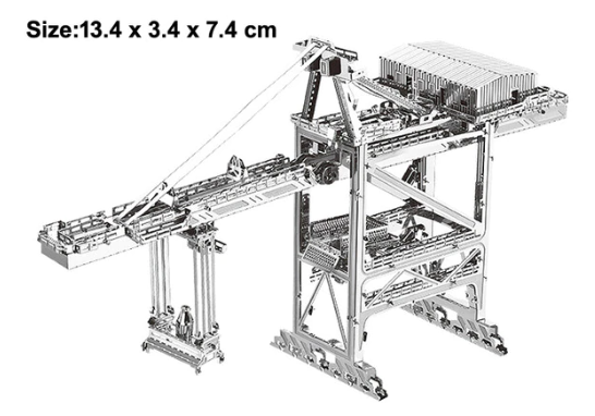 3D Metal Puzzle / Model Large Crane – dazasdiecast