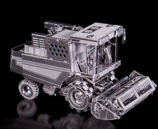 3D Metal Puzzle / Model Combine Harvester Wheat