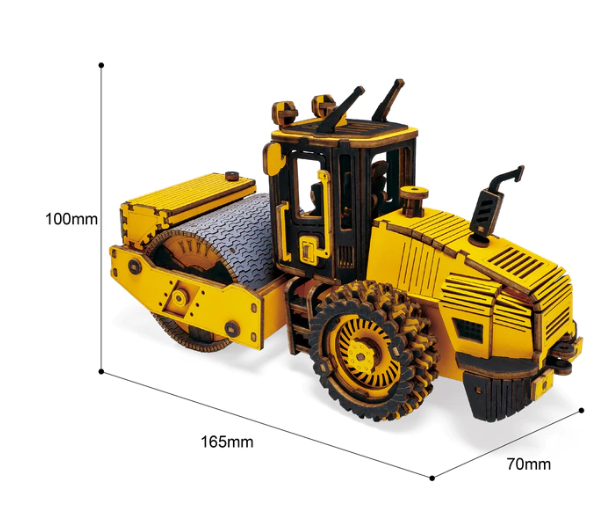 3D Wooden Puzzle / Model Road Roller