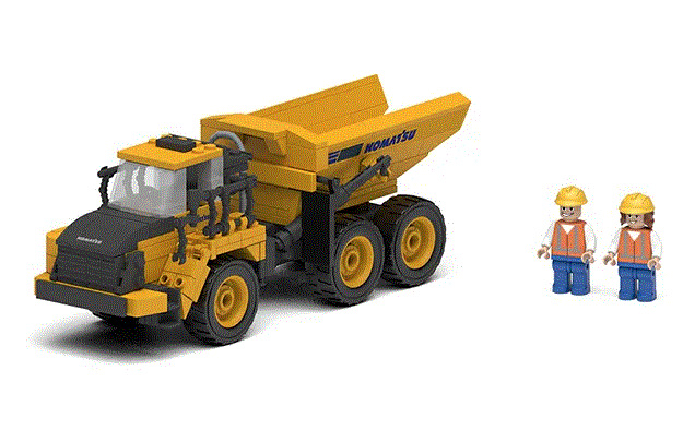 Articulated Dump truck building set