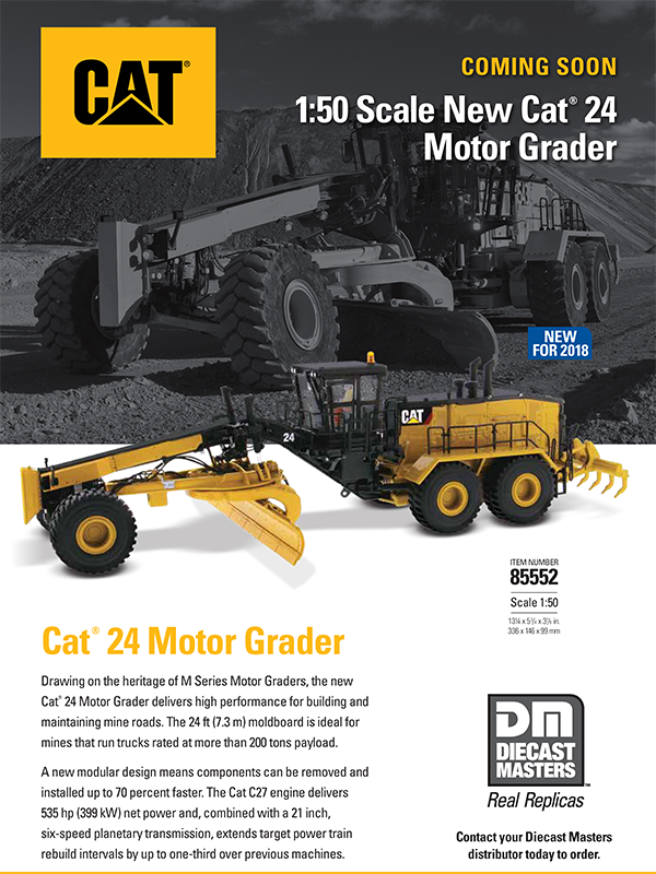 1/50 Cat 24M Motor Grader highline
