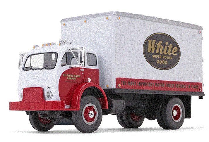 1/34 1953 White 3000COE with Delivery Van Body