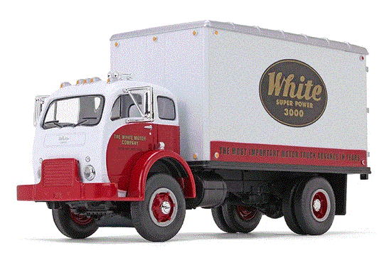 1/34 1953 White 3000COE with Delivery Van Body