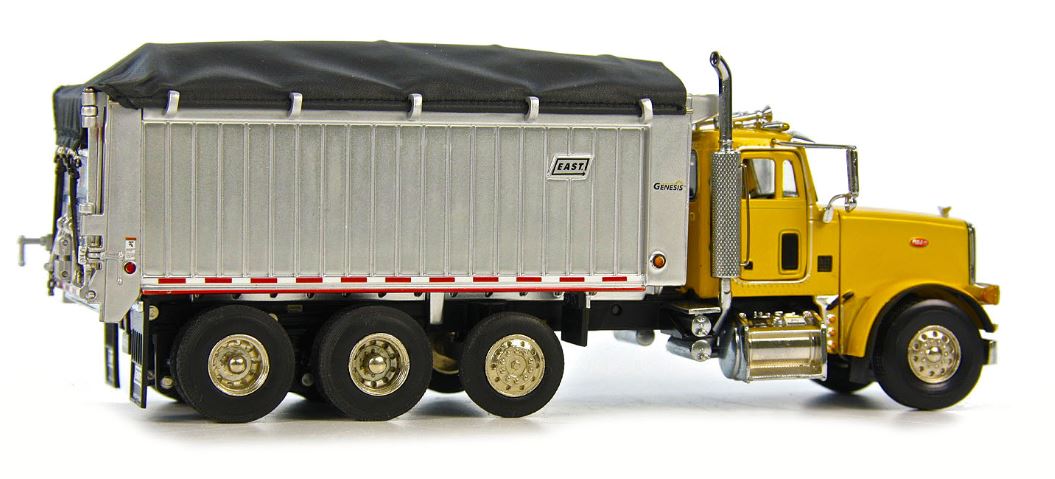 1/50 Peterbilt 357 Rigid with East Genesis Dump Body - Yellow