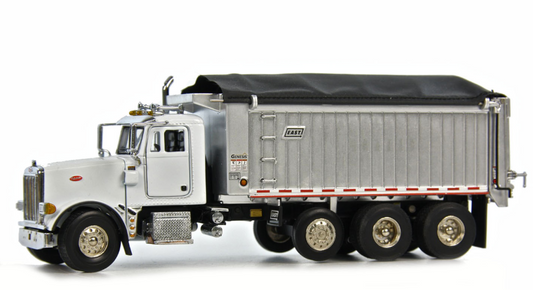 1/50 Peterbilt 357 Rigid with East Genesis Dump Body - White