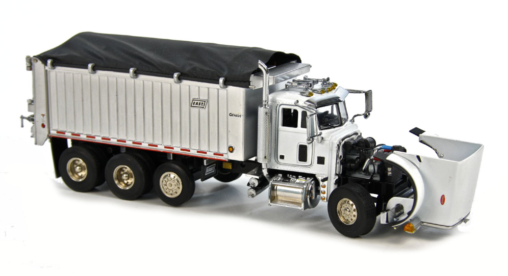 1/50 Peterbilt 357 Rigid with East Genesis Dump Body - White