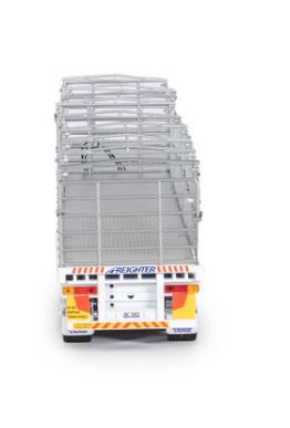 1/50 Freight Flat Top B-double White/Blue