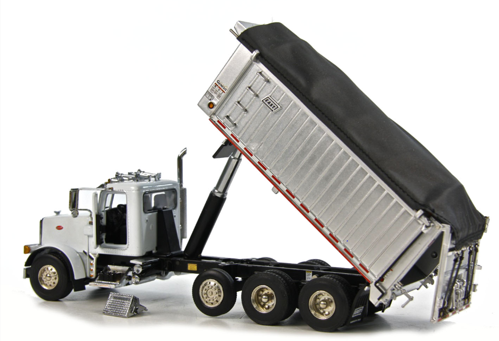 1/50 Peterbilt 357 Rigid with East Genesis Dump Body - White