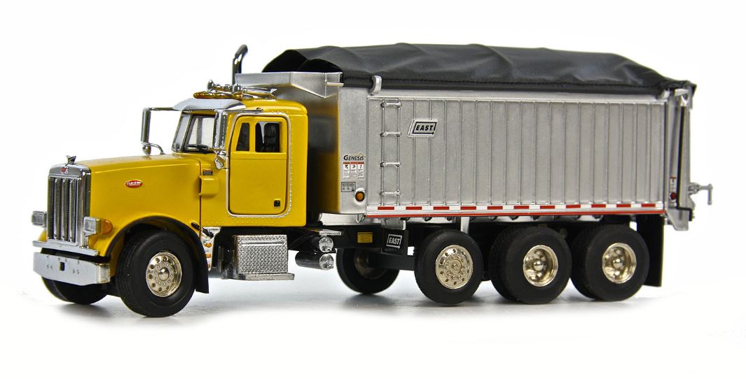 1/50 Peterbilt 357 Rigid with East Genesis Dump Body - Yellow