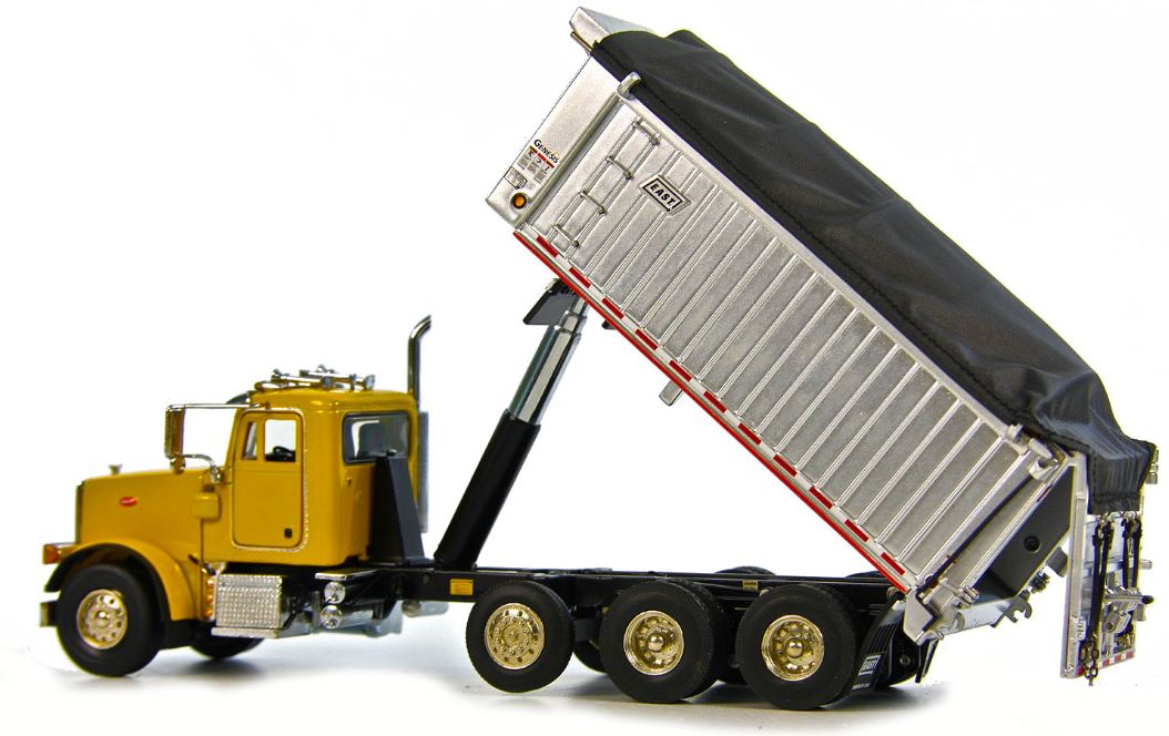 1/50 Peterbilt 357 Rigid with East Genesis Dump Body - Yellow