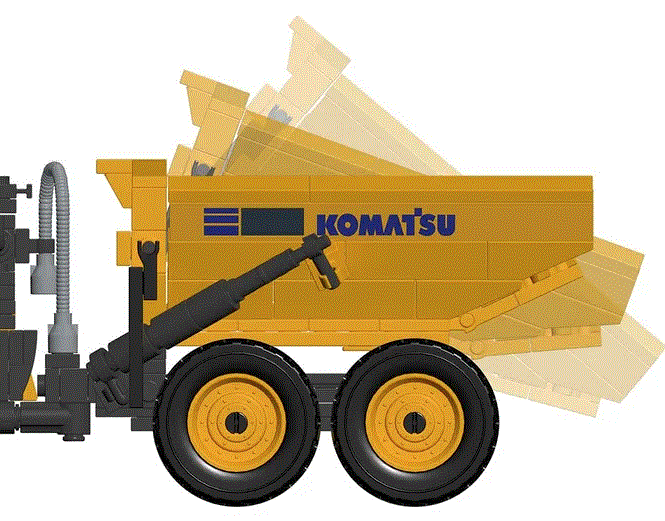 Articulated Dump truck building set