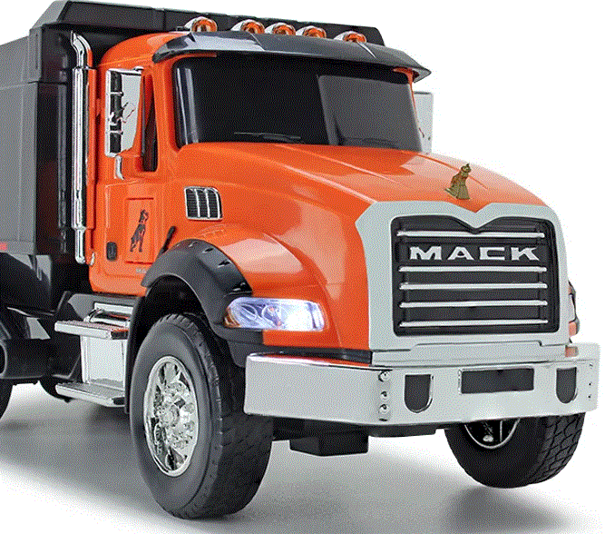 1/24 Mack Granite ABS Dump Truck Lights & Sounds - Toy