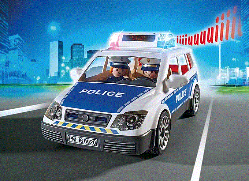 Police Car With Lights And Sounds (Toy)