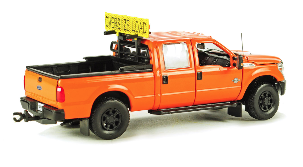 1/50 Ford F250 Pickup truck crew cab DOT Orange