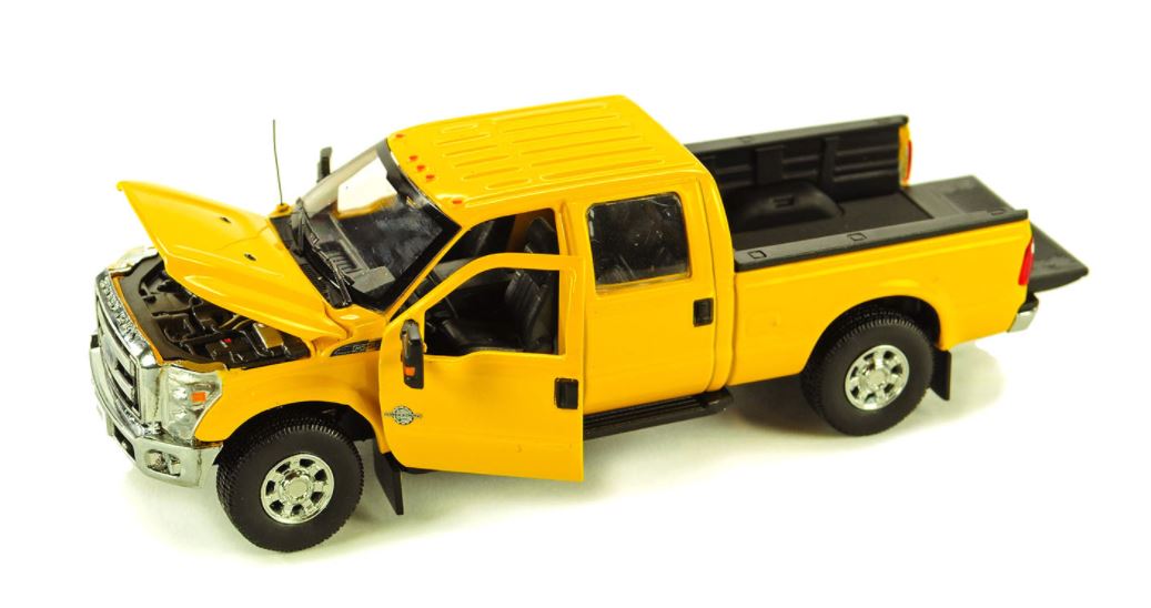 1/50 Ford F250 Pickup truck crew cab yellow